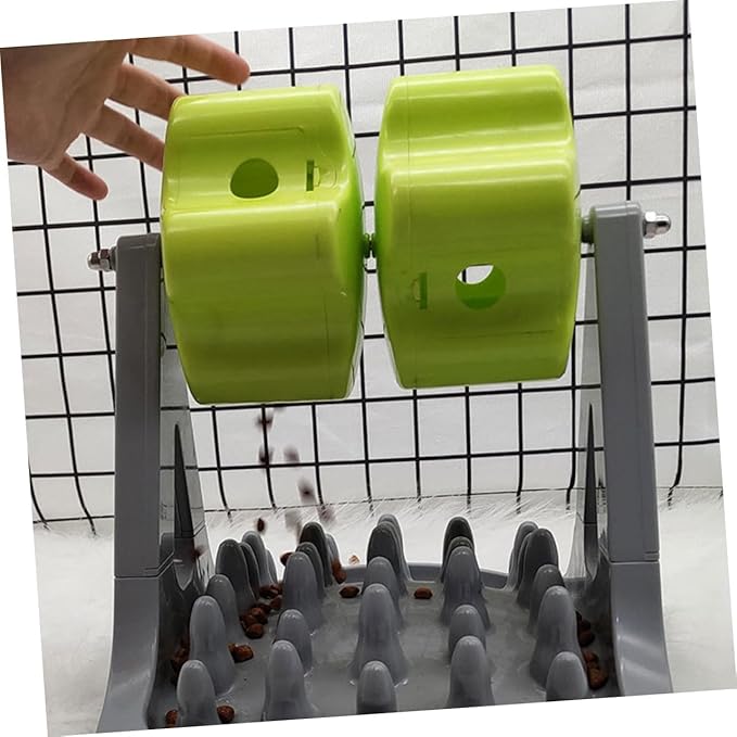 Mipcase Automatic Rotating Dog Food Dispenser Slow Feeding Pet Bowl Prevents Easy Training Feeding Dogs