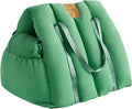 Pet Car Seat,Dog for Small Dogs Or Cats,Car-Mountable and Handheld 2-in-1 Portable Cat House,Small Pets Travel Carrier Bed with Anti-Escape Rope Dog(Color:Green)