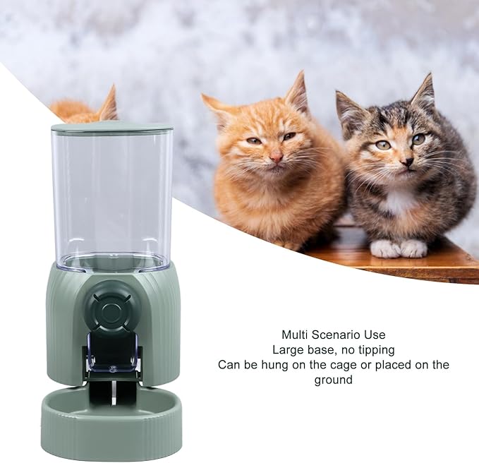 Automatic Pet Water Dispenser, Large Capacity Detachable Pet Cage Food Dispenser, Pet Hanging Automatic Feeder Easy Cleaning for Cat Dog Hamster Chinchilla