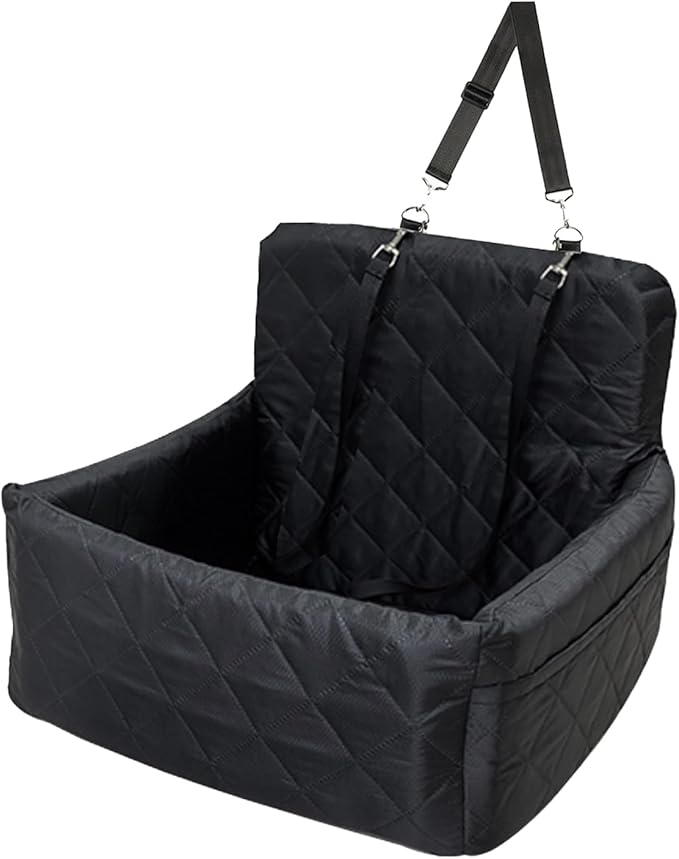 Dog Bed for Car | Booster Hammock Detachable,Removable Cover Cat Carrier Seat | for Doggy Kitten Small Large Breed Travel Road Trips Camping Truck Sedan SUV Vet Visits Daily