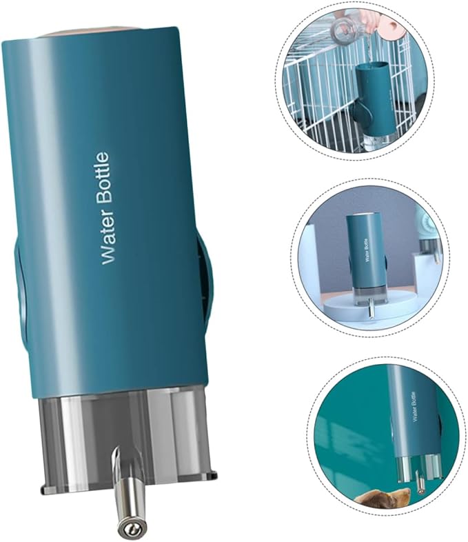 SUPVOX Dog Water Dispenser for Crate Automatic Pet Water Feeder 550ml Hanging Bottle Wall Mount Keep Home