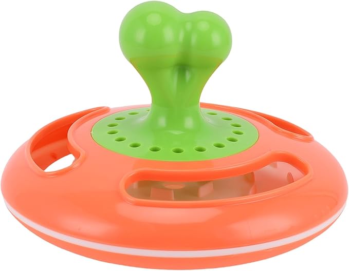 Rengue Interactive Dog Toy with 360 Degree Rotating Treat Dispenser for Cats and Dogs, Automatic Feeding Function and Mental Stimulation for Pets