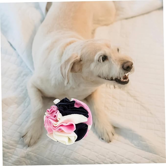Happyyami Interactive Sniffing Toy for Dogs Slow Pet Food Leakage Puzzle for Curiosity and Intestinal Health Washable and Reusable