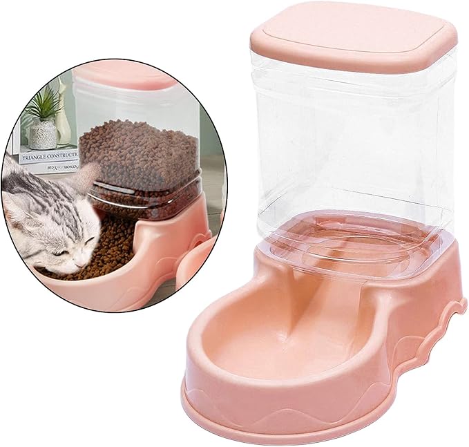 Automatic Pet Feeder and Water Dispenser for Dogs Cats - Food Feeder