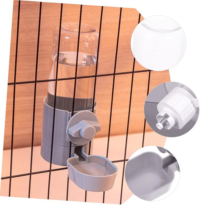 VANZACK Automatic Puppy Water Dispenser Hanging Pet Waterer for Dogs Cats Easy Design Capacity Detachable Water Feeder for Pets