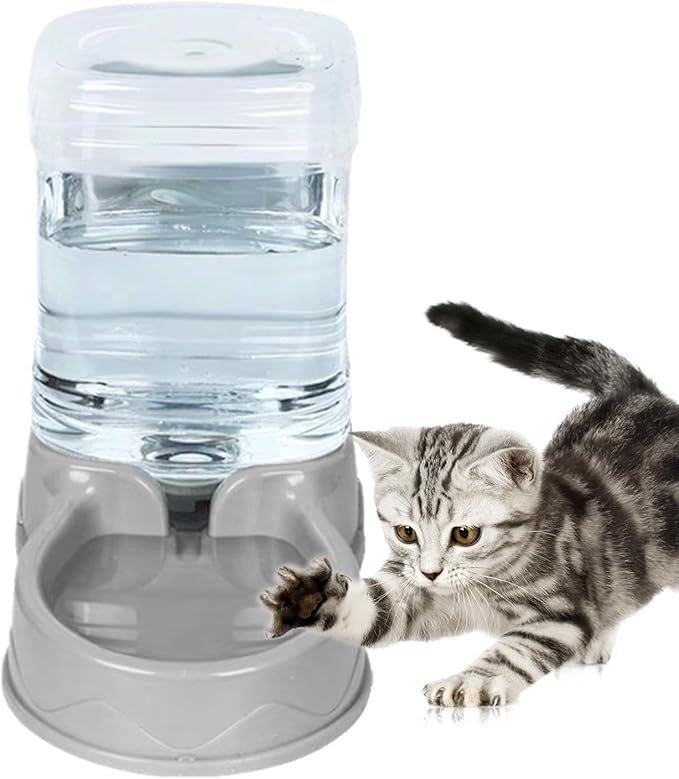 Cat Feeder - Automatic Pet Feeder | Waterer Dispenser, Self-Feeding Cat Dispenser, Automatic Meal Dispenser with Durability, Large Capacity Cat Feeder, Pet Water Dispenser for Cats Pets Small Dogs