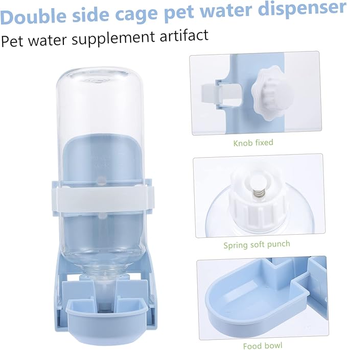 Automatic Cat Water Dispenser Detachable Pet Feeder for Cats and Dogs Leak Easy to Use Hanging Water Bowl Smooth