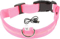 KESYOO 1set Pet Dog Collar Led Flashing Necklace for Rechargeable Glow The Dark Pet Accessory Material for Night Visibility