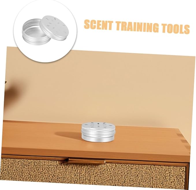 Pcs Dog Nose Imprint Kit Scent Training Box for Dogs Aluminum Scent Cans Smell Training Container Nosework
