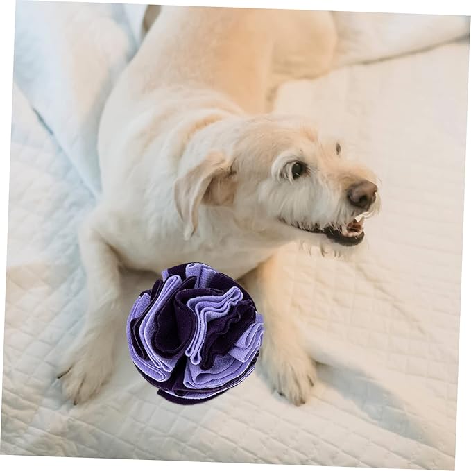 Pet Dog Sniff Training Toy Soft Snuffle Ball Dog Interactive Toy Slow Feeder