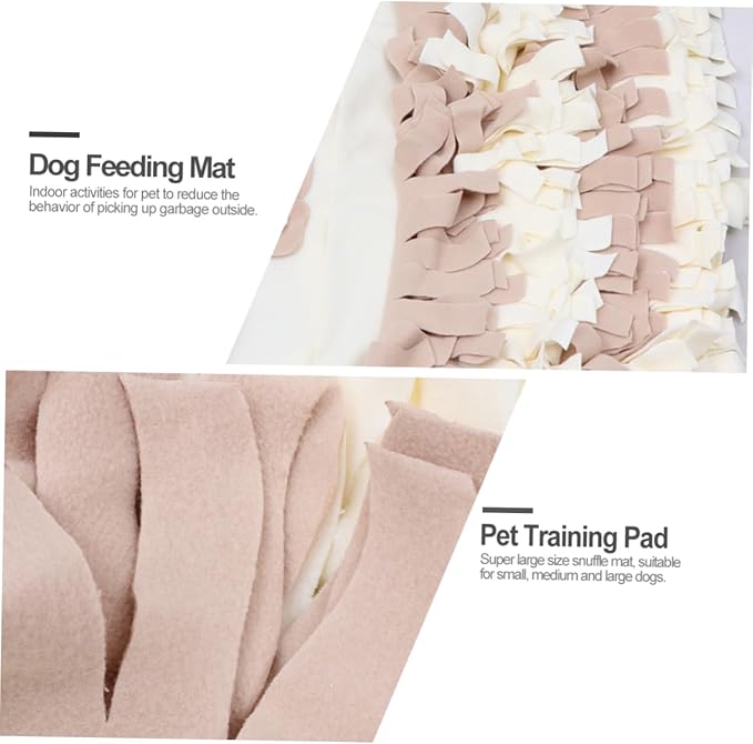 Pet Snuffle Mat for Dogs Foraging Training Pad for Slow Feeding Indoor Nose Work Activities Removable Washable Dog Feeding Blanket Small