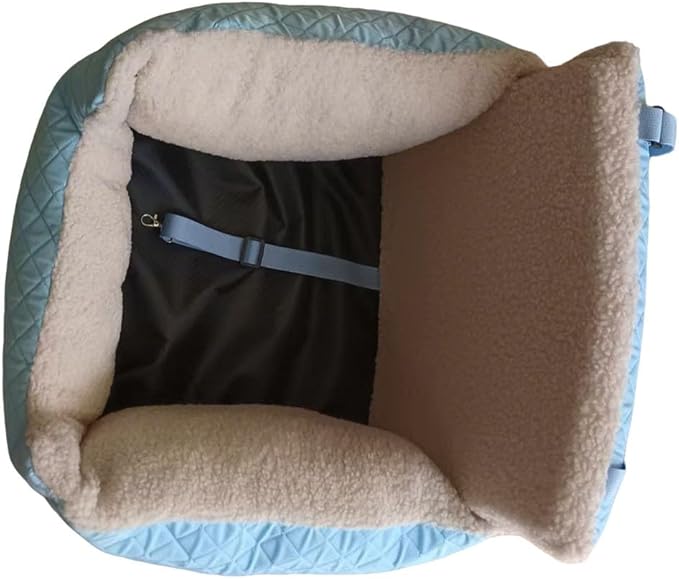 Safe Pet Car Seats Including Storage Pockets and Adjustable Strap for Secure Transport of Small to Media Breed Dogs Small Dog
