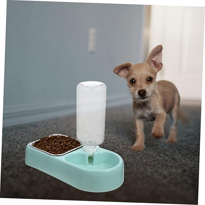 HANABASS 1set Hanging Automatic Pet Water Feeder Non-Skid Dog Bowl Cat Bowl Detachable Dual Dispenser for Convenient Feeding for Cats Dogs Packaging