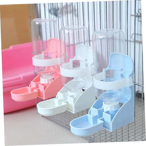 2pcs Pet Automatic Water Feeder for Cats and Dogs Hanging Cage Drinking Tool Convenient Water Dispenser for Pigeons Safe and Smooth Design for Home and Pet Shops