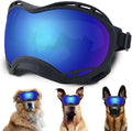 Dog Sunglasses,Doggles Anti-UV Protection,Pet Sunglasses with Adjustable Strap,Suitable for Motorcycle Car Driving Bike Riding Hiking Swimming Wind Dust Fog Dog Eye Protection
