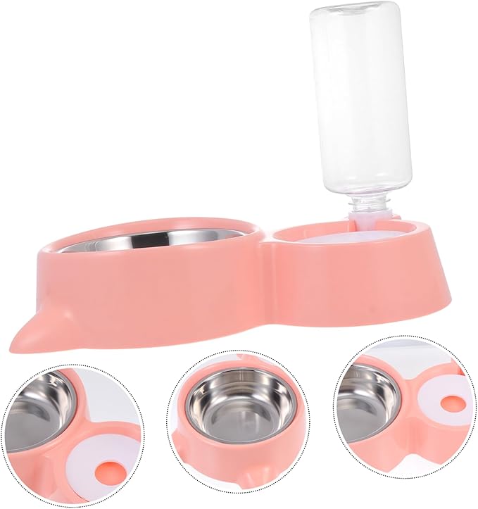 1pc Automatic Dog Water Dispenser Pet Feeder Bowl Capacity Detachable Design for Cats and Dogs Cat Ear Shape
