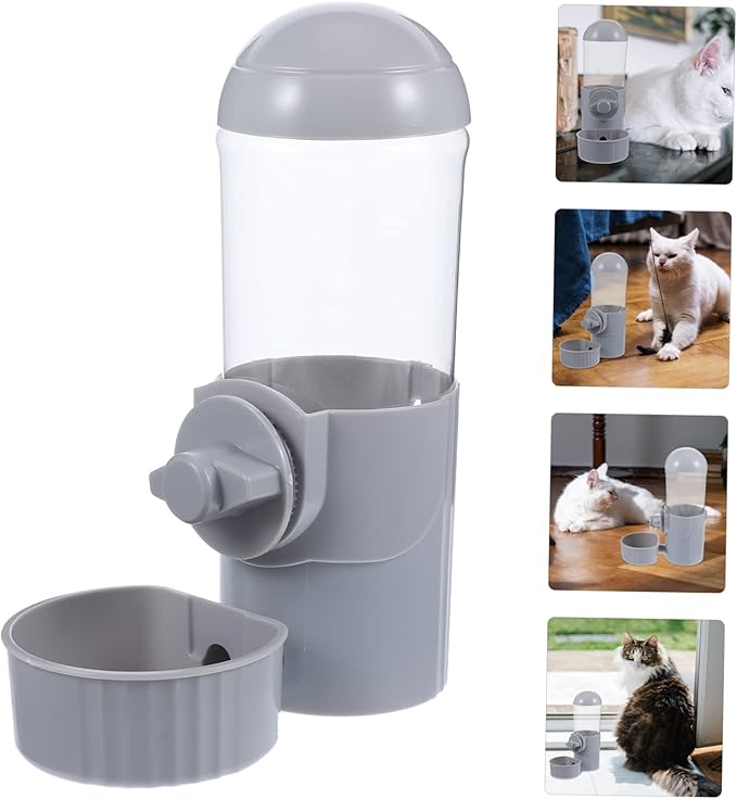 YARNOW Automatic Cat Feeder Dog Water Dispenser Pet Water Bowl Holder Kitten and Puppy Drink Feeder