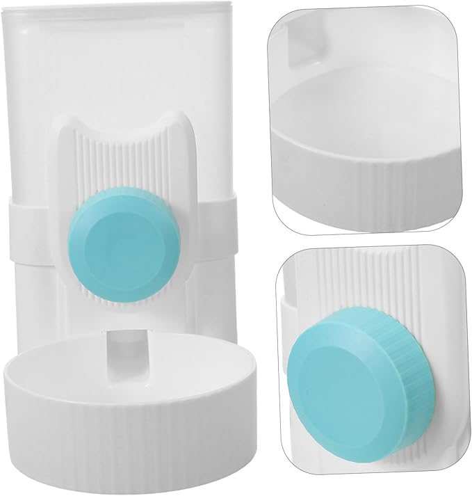 BESPORTBLE Automatic Pet Water Feeder for Dogs and Cats Easy Install Water Dispenser Leak Design for Pet Cages Gradient Blue