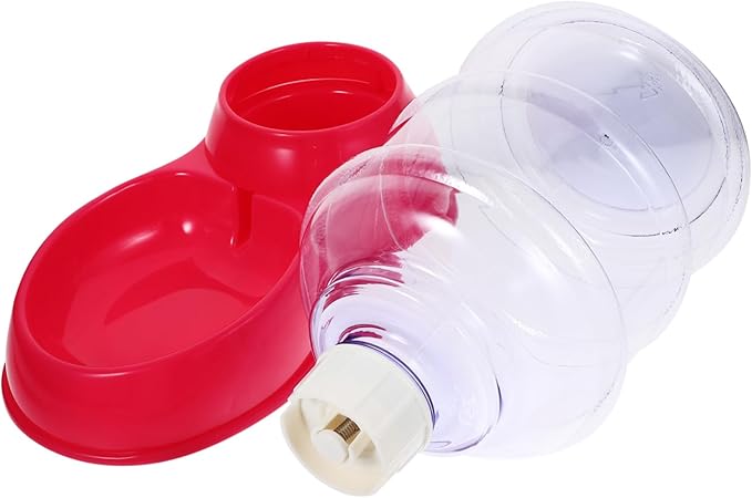 Automatic PET Water Fountain for Dogs and Cats 3.5L Pink Drinking Basin Food Bowl Automatic Feeding Device for Indoor Use for Pets