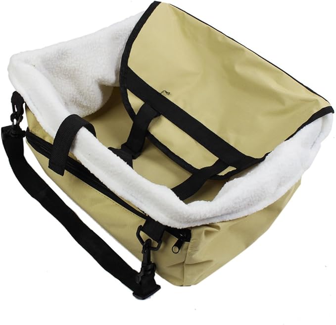 Zippered Storage Pocket Design Car Crate Bag Pet Cat Dogs Booster Seat (id: 6da 286 47c e58 3d8