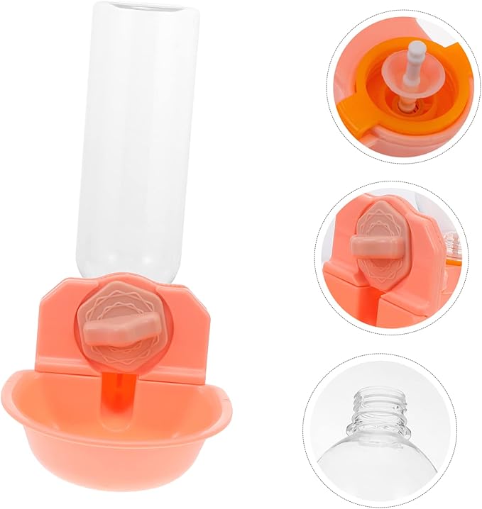 BESTonZON Pet Water Dispenser Automatic Feeder Leakproof Dog Cat Bowl Easy to Clean