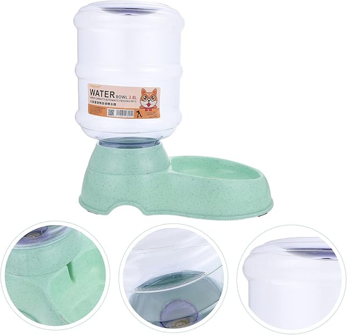 Pet Supplies Automatic Dog Cat Waterer Capacity Non-Slip Base Leakproof Design