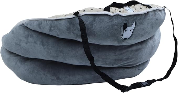 Rengue Pet Car Seat, PP Cotton Comfortable Cushion, Removable Cover, Easy Install for Small Dogs Cats, Ideal for Travel and Outdoor Activities