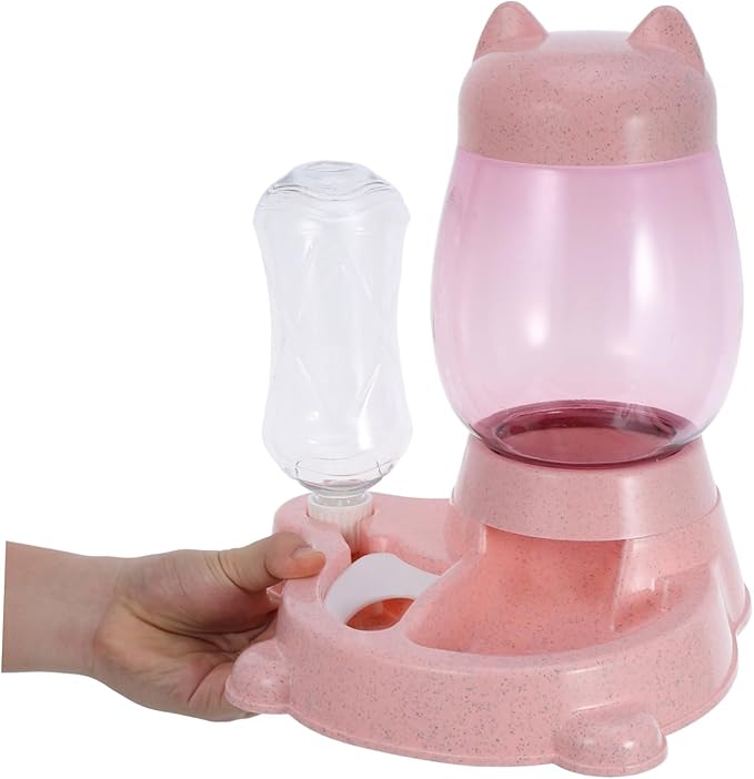 Yardwe Cat Ear Automatic Water Feeder Creative Pet Drinking Tool for Cats and Dogs Capacity Water Dispenser Convenient Pet Hydration
