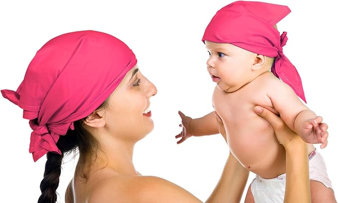 Mechaly Dog Plain Bandanas - 2 Pack - Scarf Triangle Bibs for Small, Medium and