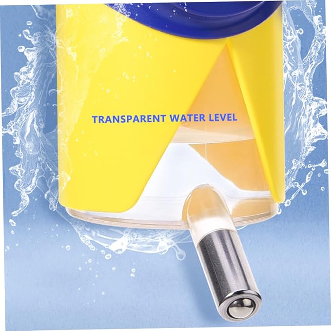 Happyyami Automatic Pet Waterer Wear-Resistant Hanging Feeder for Dogs and Cats Control Easy to Use Yellow and for Home and Travel