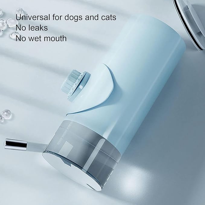 Dog Kennel Water Bottle Dispenser for Crate, 500ml No-Drip Dog Water Dispenser with Automatically Feeding Water Drinker Kettle for Pet