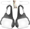 Rechargeable Dog Collar Light -3 Modes Dog Light, IP65 Waterproof Dog Walking Light, 50LM Dog Lights for Night Walking, Running, Camping, Climbing, Bike, 2 Pack