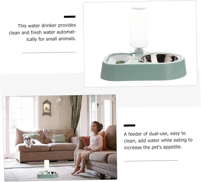 Automatic Cat Water Dispenser Capacity Pet Water Feeder Bowl Running for Dogs