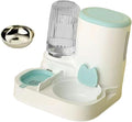Automatic Dog Feeder and Water Dispenser,Food Feed,Drinking,Dog Bowl Automatic Pet Feeder for Bunny Small Animals Small Dogs, Blue