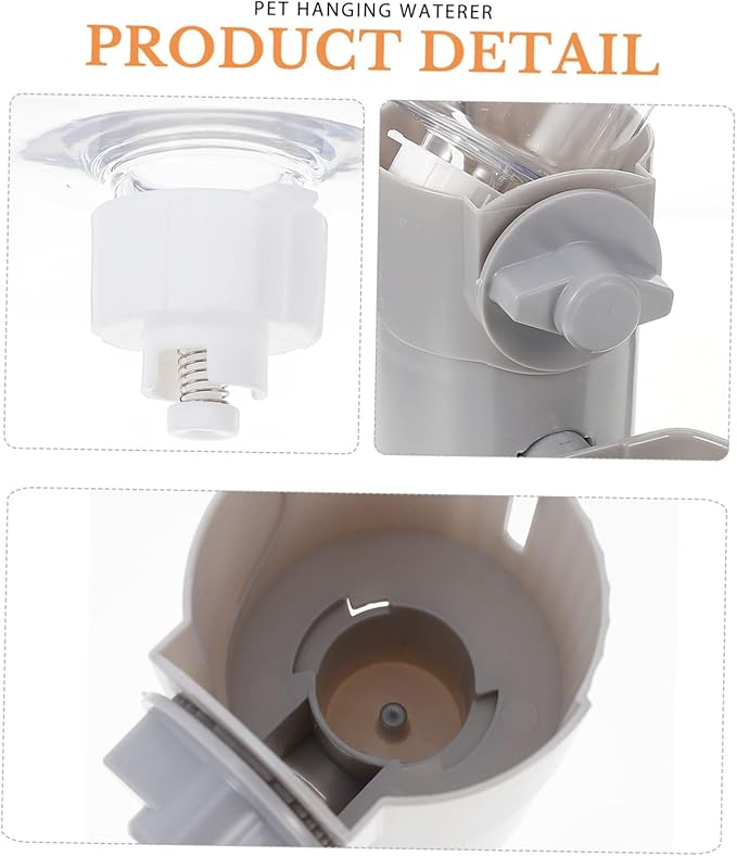 BESPORTBLE Automatic Pet Water Feeder for Dogs and Cats Material Compact Design for Crate Use Prevents Spills for Busy Pet Owners
