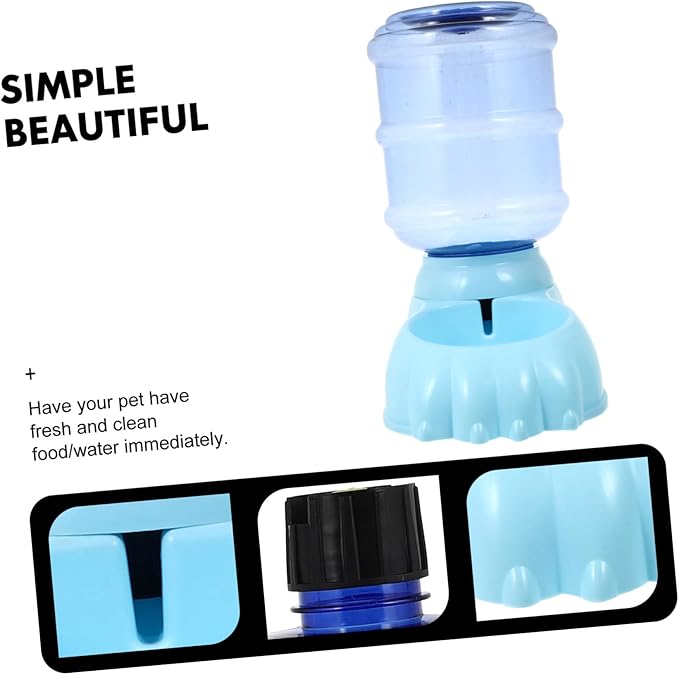 BESPORTBLE Automatic Pet Water Feeder for Dogs and Cats Durable Bowl with Smooth Surface Random Color Drinking Device for Easy Pet Hydration
