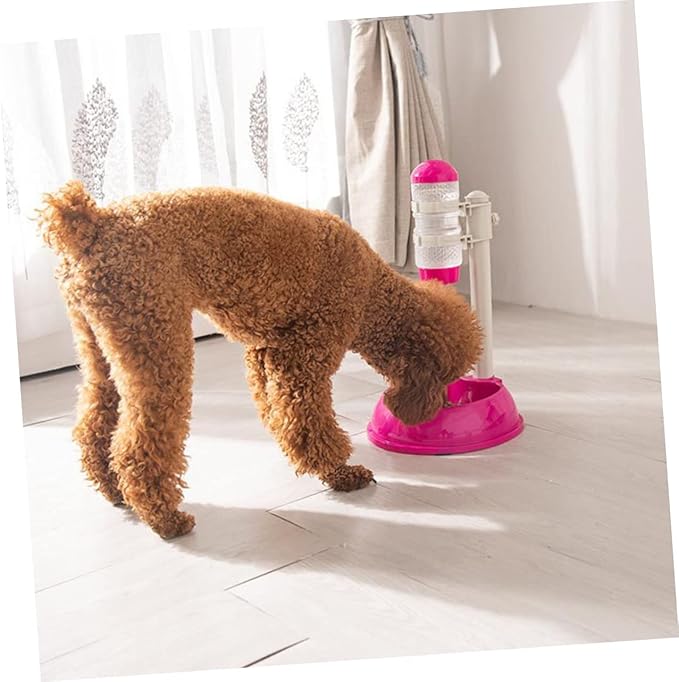 Milisten 1pc Automatic Pet Water Dispenser and Food Feeder Capacity and Material Drinking Bowl for Dogs and Pets