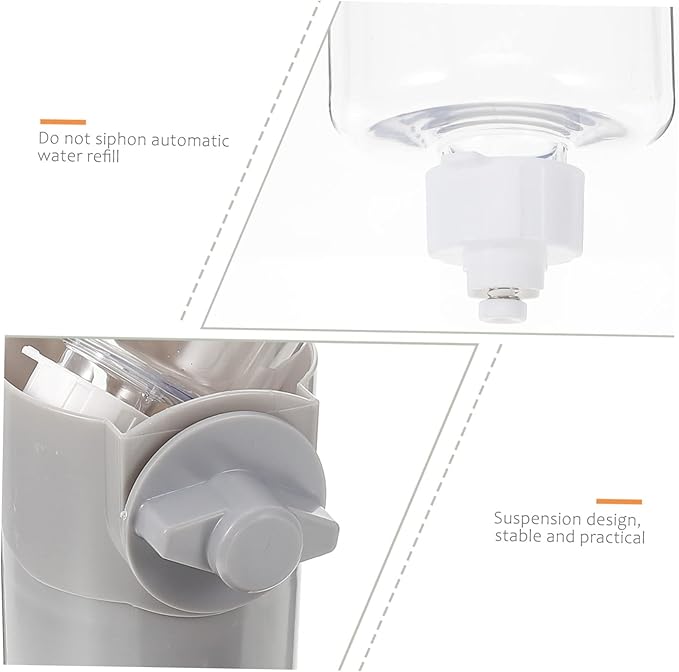 BESPORTBLE Automatic Pet Water Feeder for Dogs and Cats Material Compact Design for Crate Use Prevents Spills for Busy Pet Owners