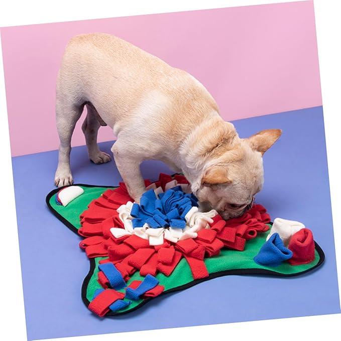 Dog Training Mat Slow Feeder Sniffing Pad for Breed Pet Supplies Nose Work Mat Bright Creative Shape