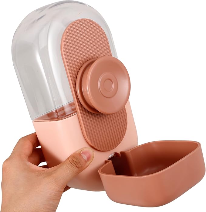 Cat Water Dispenser Automatic Pet Waterer Feeder Bowl Secure Hanging Pet Waterer for Dogs and Cats