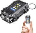 Pocket LED Flashlight Rechargeable, 500 Lumens Keychain Flashlight Small EDC Light for Night Work, Running, Walking, Camping, Fishing, Hiking, Dog, Emergency