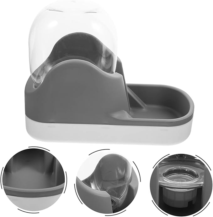 BESPORTBLE 1pcs Cat Dog Water Feeder Automatic Pet Water Dispenser Large Capacity Gravity Waterer Plastic Detachable Bowl Home Pet Waterer