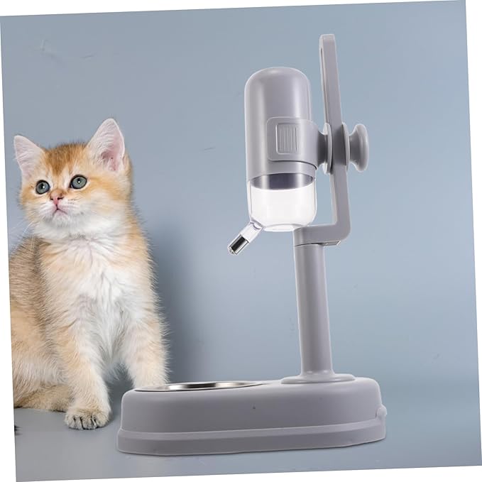 Pet Feeding Station Water Dispenser Kitten Puppy Feeder Bowl Cats Dogs Automatic Watering