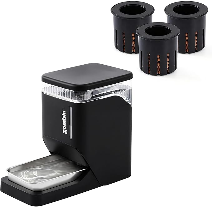 6L Dog Water Bowl Dispenser & Maifan Stone Filter Replacement 3Pcs