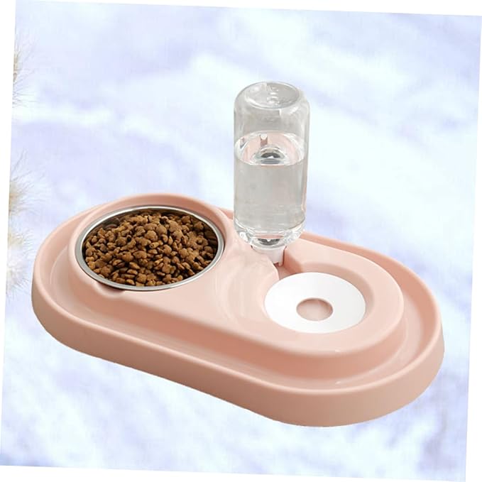BESPORTBLE Automated Pet Water Filling Bowl for Cats Dogs Insulated Dog Fountain Water Bowl Mat Pet Feeder Dispenser