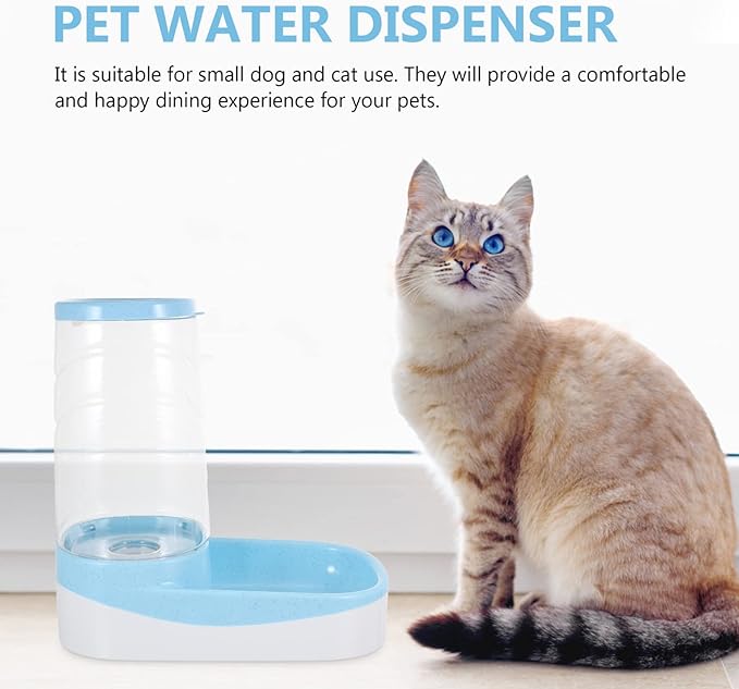 balacoo Automatic Pet Water Bowl Cat Water Feeder Non- Base Easy to Lightweight Design for Pets
