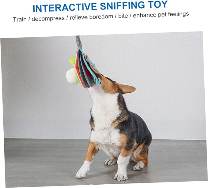 SUPVOX Pet Training Toy for Dogs Cats Slow Feeding Plaything Dog Foraging Toy Sniffing Pad