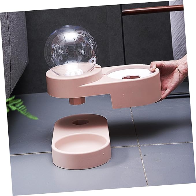 GANAZONO Dog Water Feeder Portable Automatic Drinking Fountain No Spill Pet Supplies