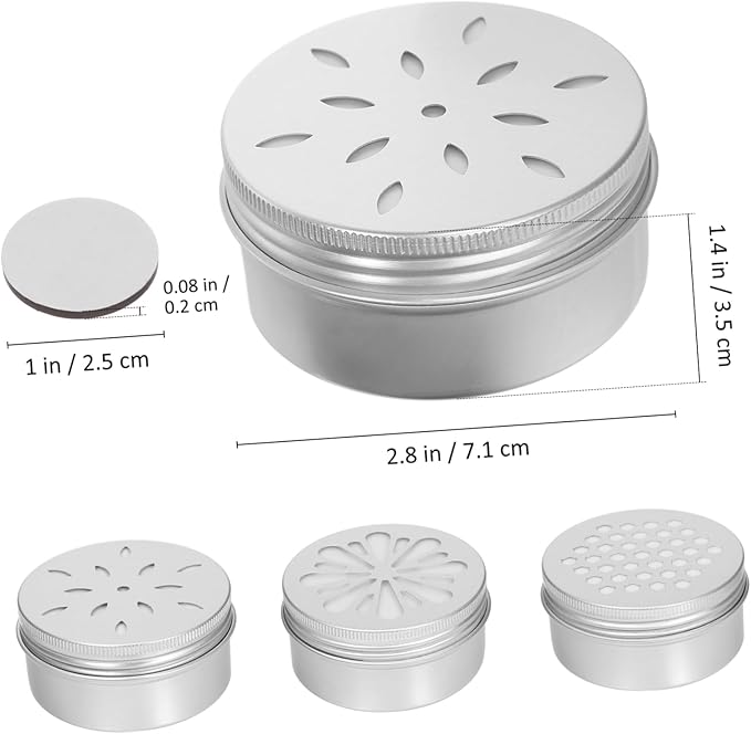 SUPVOX 1set Dog Scent Dog Scent Training Tins Adhesive Pads for Nose Training Lightweight Containers