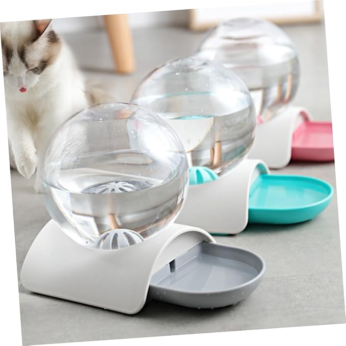 BESPORTBLE Pet Water Feeder Cat Dog Auto Water Bowl Leakproof Elegant Design Pet Drinking Supplies